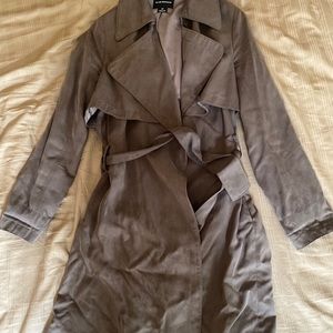 Club Monaco Soft Trench Olive Size S/P